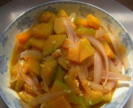 洋蔥炒南瓜 洋蔥炒南瓜