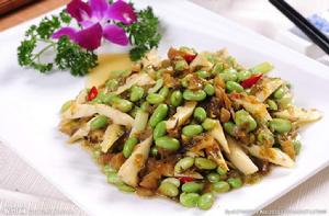 春筍燒毛豆 春筍燒毛豆