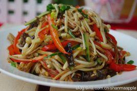 金針菇炒黃瓜 金針菇炒黃瓜