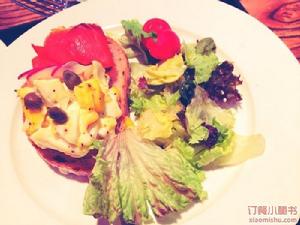 煙燻三文魚三文治