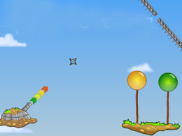 坦克炮打氣球 坦克炮打氣球