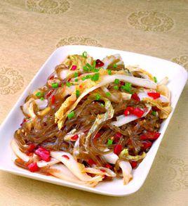 白菜炒粉皮 白菜炒粉皮