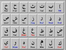 阿拉伯語字母