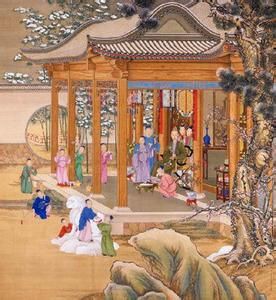 弘曆雪景行樂圖 弘曆雪景行樂圖