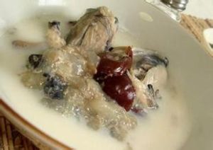 烏雞雪蛤湯