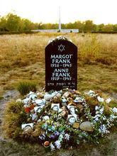 安妮與瑪戈位於集中營舊址的紀念碑
