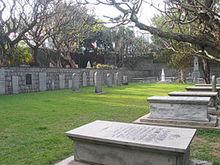 賴廉士身後葬於澳門基督教墳場內