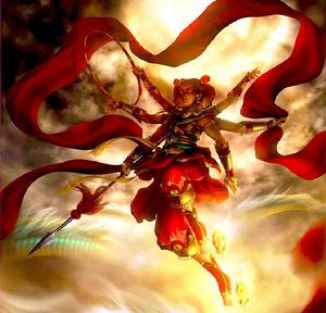 哪吒三頭六臂和八臂