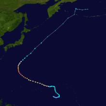 超強颱風白海豚 路徑圖