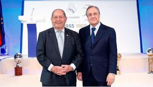 亨托（左）任皇馬名譽主席