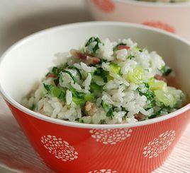 香腸青菜飯 香腸青菜飯