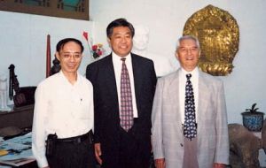 賈慶林主席會見中經會(第二屆)會長莊炎林  常務副會長鬍晟盛