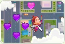 凱特射愛心氣球