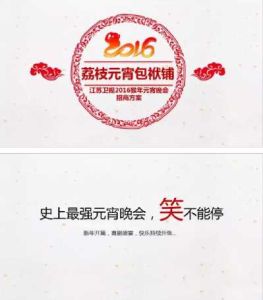 2016年江蘇衛視元宵晚會 2016年江蘇衛視元宵晚會