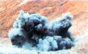 炸藥爆炸的效果