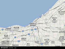 克利夫蘭周邊地圖