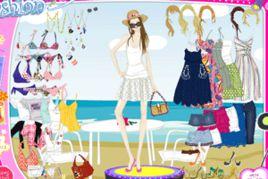 海邊妹妹試穿衣服 海邊妹妹試穿衣服