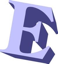 大寫字母E