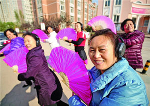 無聲廣場舞 無聲廣場舞