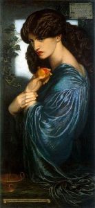 冥後珀耳塞福涅，模特珍·莫里斯為羅塞蒂的情婦之一。