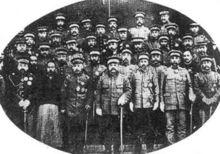 副總統馮國璋（前排右三）