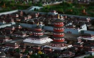 武周神都洛陽城皇城模型