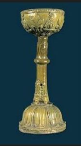 北齊青綠釉瓷燈 北齊青綠釉瓷燈