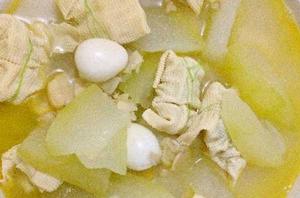 冬瓜四靈濃湯 冬瓜四靈濃湯