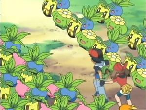 AG73：小智牽著小遙的手逃出森林