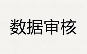 數據審核 數據審核