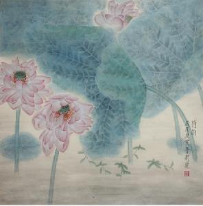 趙新建《清塘荷韻》