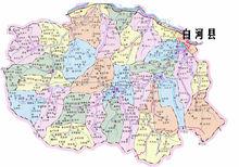 白河縣地圖