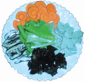 青椒麵筋湯材料