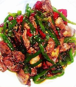 涼拌雞心 涼拌雞心