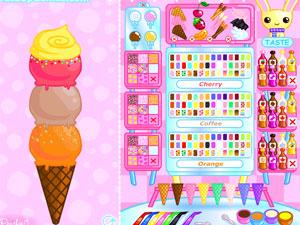 線上玩甜甜的冰淇淋小遊戲