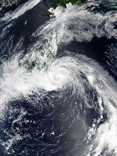 颱風雲雀 衛星雲圖