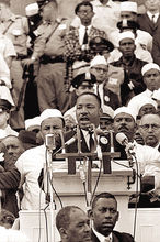 馬丁·路德·金在發表《我有一個夢想》