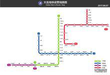 大連捷運線路圖