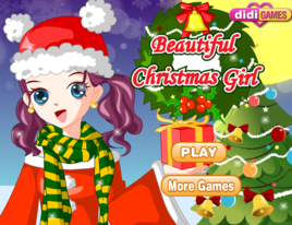 美麗聖誕女孩 美麗聖誕女孩