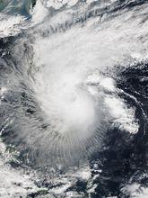 颱風米克拉 衛星雲圖