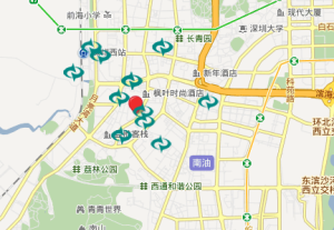 深圳地圖，光彩新世紀家園地理位置