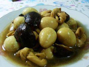 香菇鵪鶉蛋千張結 香菇鵪鶉蛋千張結