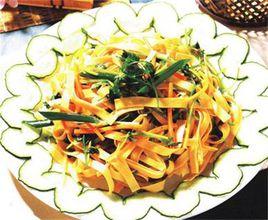 素炒豆腐皮 素炒豆腐皮