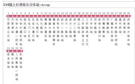 成都公交334路 成都公交334路