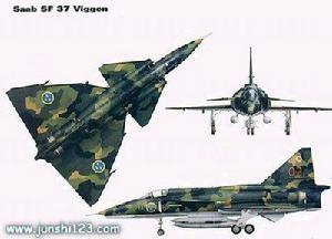 SaabAJ-37“雷”攻擊機 SaabAJ-37“雷”攻擊機