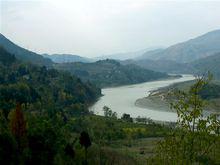 嘉陵江陝西省寧強縣陽平關段