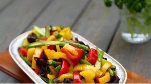 清炒蘆筍燈籠椒 清炒蘆筍燈籠椒