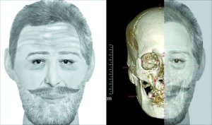 研究者根據顱骨重塑了亨利四世的臉部容貌。