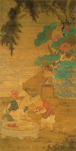 宋人畫子孫和合圖