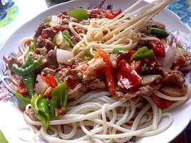 拉條子拌麵 拉條子拌麵